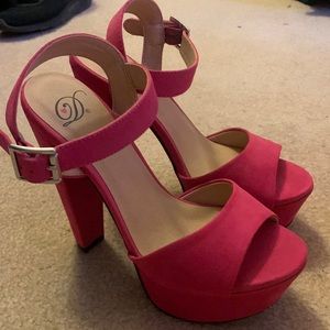 Brand New Hot Pink Heels